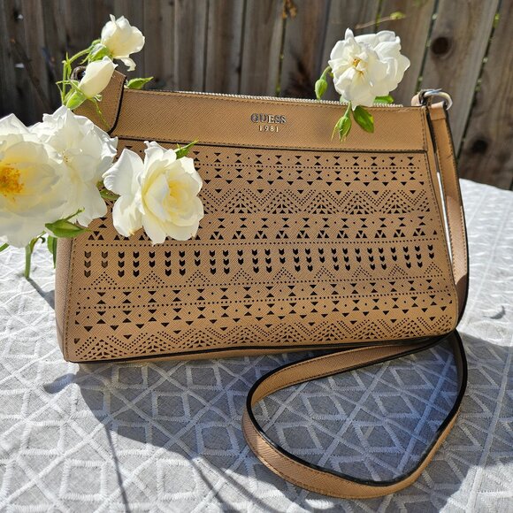 GUESS 1981 Retro Crossbody Bag - Picture 1 of 7